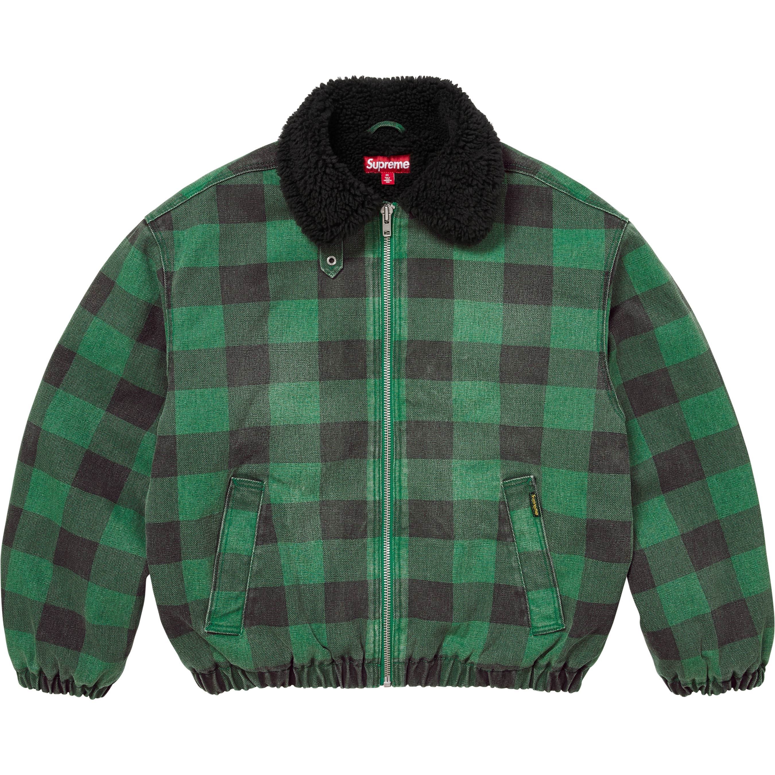 Faux Shearling Lined Bomber Jacket view 5